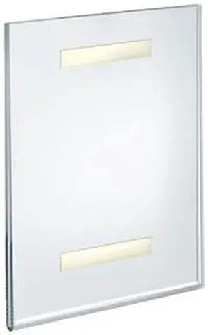 AZAR DISPLAYS 122021 8.5"W x 11"H Sign w/ Adhesive Tape, PK10