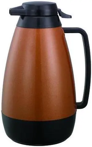 SERVICE IDEAS PB421CB Thermo-Serv Push Button Server, 2L, Plastic, Copper