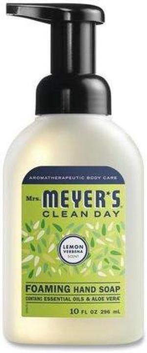 MRS. MEYERS CLEAN DAY 662032 Foaming Hand Soap, Lemon Verbena, 10 oz, PK6