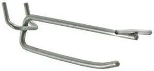 AZAR DISPLAYS 700834-50PK 4" Metal Wire Flip Scan Hook (.187" Dia.), PK50