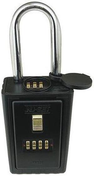 NU-SET 2040 Lock Box,4-Number,Hanging Combo Shackle