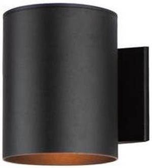 MAXIM LIGHTING 26106BK Outpost 1-Light 6"W x 7.25"H Outdoor Wall Sconce