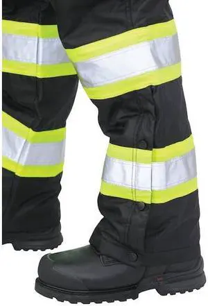 TOUGH DUCK S61411 High Visibility Pants,Black,Unisex