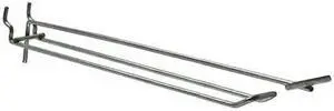 AZAR DISPLAYS 701312 12" Metal Wire Flip Scan Loop Hook (.148 dia), PK50