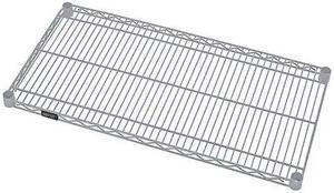 QUANTUM 1424GY Wire Shelf,14x24in,LdCap 600lb