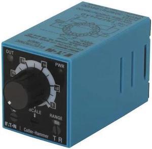 EATON TRFP24AD Time Delay Relay,24VAC/DC,10A,DPDT