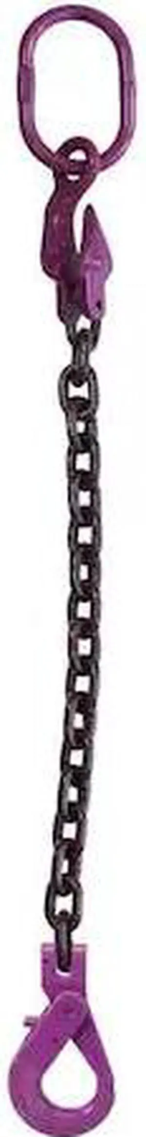 US CARGO CONTROL 58G100SOSLA-15 5/8" x 15',Adjust. SingleLeg Chain Sling w/