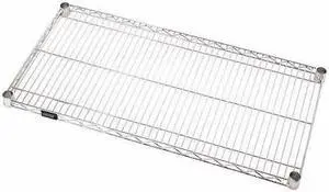 QUANTUM STORAGE SYSTEMS 1824S Wire Shelf, 18"D x 24"W, Silver