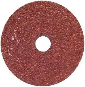 ZORO SELECT 78072775458 Fiber Disc,5",7/8" Hole Mount,Brown,PK25