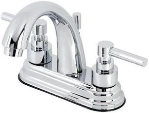 KINGSTON BRASS KS8611EL KS8611EL 4" Centerset Bathroom Faucet, Polished Chrome