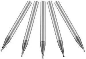 MICRO 100 SME-015-2 Carbide End Mill,0.015 ,Cut 0.022 ,2 FLT