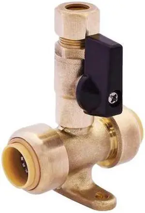 LEGEND VALVE 456-156NL 1/2 PUSH FIT x 3/8 OD COMP TEE