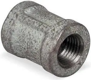ZORO SELECT 5P916 1/8" FNPT Galvanized Coupling