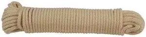 ZORO SELECT 120085-00100-000 Rope,Cotton,1/4in Dia,100 ft.