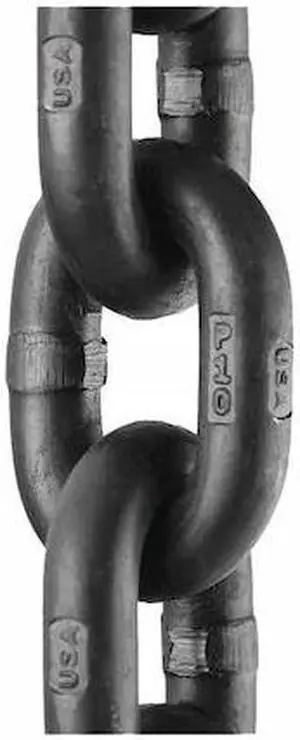 PEERLESS CHAIN 5510910 Chain,10 ft.,35,300 lb.,For Lifting