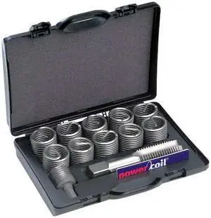 ZORO SELECT 3552-1/8K Helical Thread Repair Kit,1/8-27,10 Pcs
