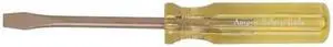 AMPCO SAFETY TOOLS S-38 Non-Sparking Slotted Screwdriver 1/4 in Round
