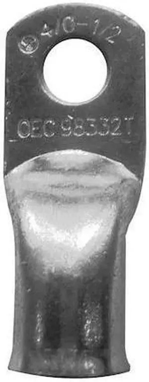 WESTWARD 23YZ71 Lug,4 ga,5/16 In,Crimp/Solder,PK25