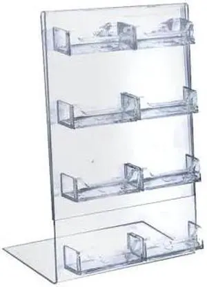 AZAR DISPLAYS 252048 Angled Eight-Pocket Business/Gift Card Holder 8.5"W x