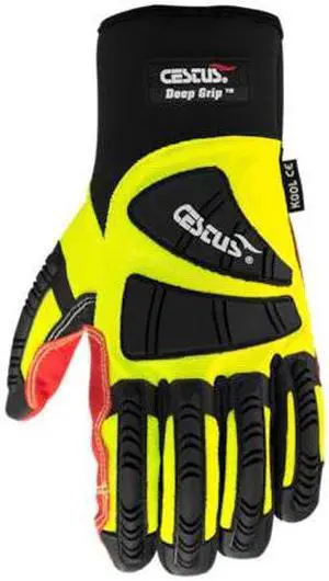 CESTUS 3056 4XL Work Gloves , Deep Grip Kool #3056 PR 4XL