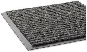 Crown Needle Rib Wipe & Scrape Mat Polypropylene 36 x 60 Gray NR0035GY