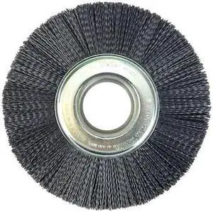 WEILER 86126 Burr-Rx 8" Crimped Filament Wheel Brush .026/120CG Fill 2" Arbor