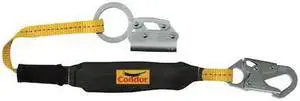 CONDOR 45J304 Rope Grab with Lanyard, For Rope Size 5/8", Steel