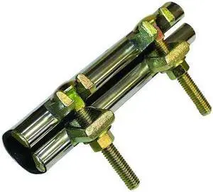 ZORO SELECT 24T961 Repair Clamp,Two Bolt,3 In,304 SS