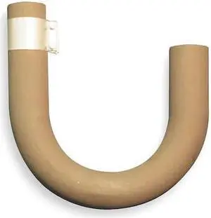 DAYTON 3F835 U-Bend Fitting w/Clamp,4 In