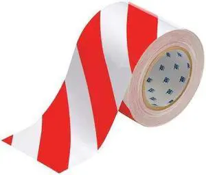 BRADY 104378 Floor Marking Tape,Roll,4In W,100 ft. L