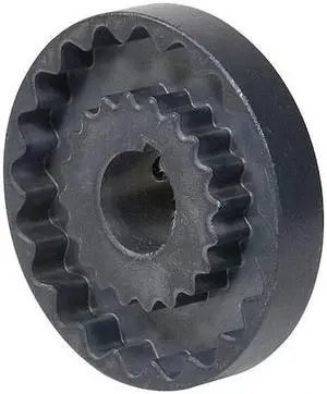 TB WOODS 5J12 Sure-Flex Sleeve Coupling Flange, 5J, Bore 1/2"