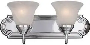 MAXIM LIGHTING 8012MRPC Essentials 2-Light 18" Wide Polished Chrome Vanity Light MAXIM LIGHTING 8012MRPC Essentials 2-Light 18" Wide Polished Chrome Vanity Light