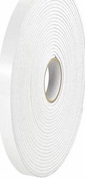 Tape Logic T9535902PK 0.50 in. x 36 yards 0.062 in. White Thick Polyethylene Removable Double Sided Foam Tape - Pack of 2