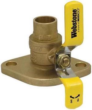 WEBSTONE 50407HV 2" Flanged 3-Way Brass Ball Valve