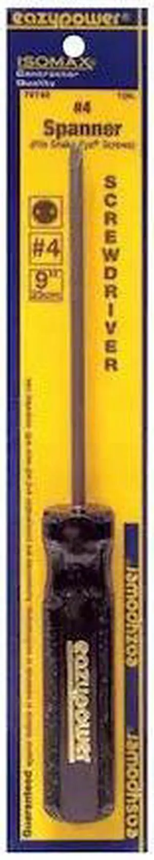 EAZYPOWER 79740 Tamper Resistant Spanner Screwdriver #4 Round