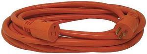 SOUTHWIRE 2459SW0003 STW Extension Cord, 14 AWG, Outdoor, 14/3, 1 Outlets,