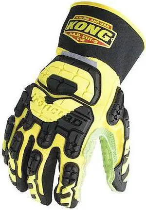 IRONCLAD SDX2-HAD-07-XXXL Impact Resistant Gloves,3XL,Ylw/Grn,PR