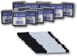 FLIPSIDE 19793 Student Erasers and Pens, PK12