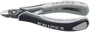 KNIPEX 79 22 125 ESD 5" Precision Diagonal Cutting Plier 680 cu. in.