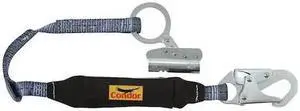 FALLTECH 45J303 Rope Grab with Lanyard, Steel, Blue/Black