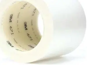 3M 471 Floor Marking Tape Vinyl White, 4" W x 108 ft. L, 4.1 mil Thick