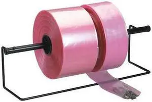 PARTNERS BRAND PTAS1802 Anti-Static Poly Tubing, 2 Mil, 18" x 2150', Pink,