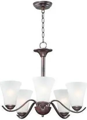MAXIM LIGHTING 12075FTOI Vital 5-Light 23" Wide Oil Rubbed Bronze Chandelier MAXIM LIGHTING 12075FTOI Vital 5-Light 23" Wide Oil Rubbed Bronze Chandelier