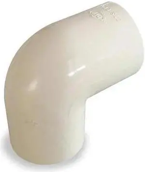 ZORO SELECT 2GKD1 CPVC Elbow,90 Degrees  CTS, Schedule SDR-11, 3/4" Pipe Size,