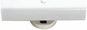 NUVO SF77-990 2 Light 14 in. Vanity White in. U in. Channel Glass Conv Out
