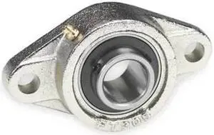 DAYTON 3FDD9 Flange Bearing,2-Bolt,Ball,5/8" Bore