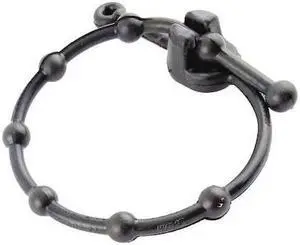 ERICKSON 06811 Bungee Strap,Black,14" L,1/2" W, PK2