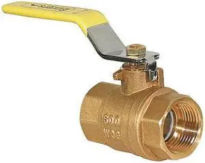 BUYERS PRODUCTS HBV125 1-1/4 Inch Brass Body Ball Valve
