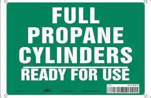 CONDOR 471N40 Safety Sign, 7 in Height, 10 in Width, Aluminum, Vertical