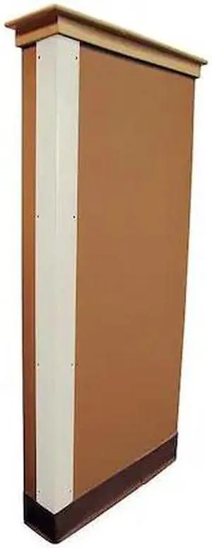ZORO SELECT 6YDE7 Corner Guard, Eggshell, 1x48in, Hardware FR